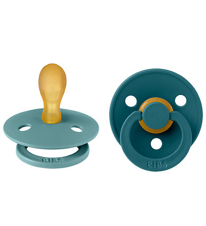 BIBS Colour Sutter - 2-pak - Str. 2 - Symmetrisk - Island Sea/Fo BIBS Colour Sutter - 2-pak - Str. 2 - Symmetrisk - Island Sea/Fo