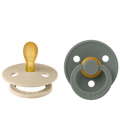 BIBS Colour Sutter - 2-pak - Str. 1 - Symmetrisk - Vanilla/Pine BIBS Colour Sutter - 2-pak - Str. 1 - Symmetrisk - Vanilla/Pine