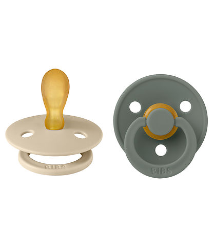 BIBS Colour Sutter - 2-pak - Str. 2 - Symmetrisk - Vanilla/Pine