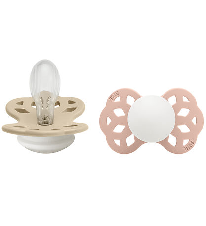 BIBS Infinity Glowing Pacifiers - 2-Pack - Size 2 - Symmetrical 