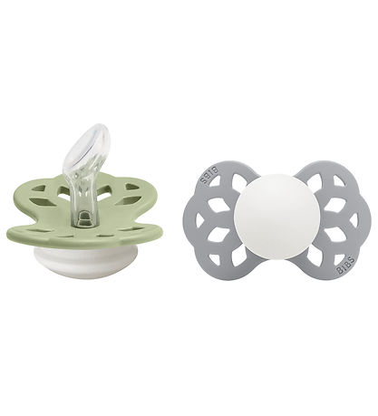 BIBS Infinity Natsutter - 2-pak - Str. 1 - Anatomisk - Sage Glow BIBS Infinity Natsutter - 2-pak - Str. 1 - Anatomisk - Sage Glow