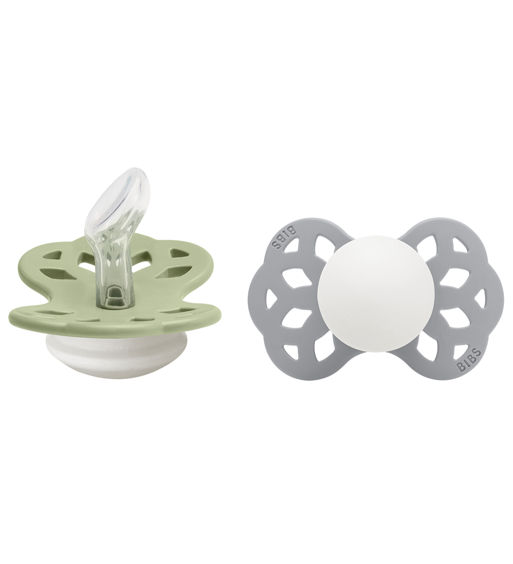 BIBS Infinity Leuchtende Schnuller - 2er-Pack - Gr. 1 - Anatomis - BIBS - One Size - Schnuller