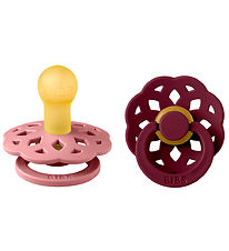 BIBS Boheme Sutter - 2-pak - Str. 1 - Rund - Dusty Pink/Elderber BIBS Boheme Sutter - 2-pak - Str. 1 - Rund - Dusty Pink/Elderber