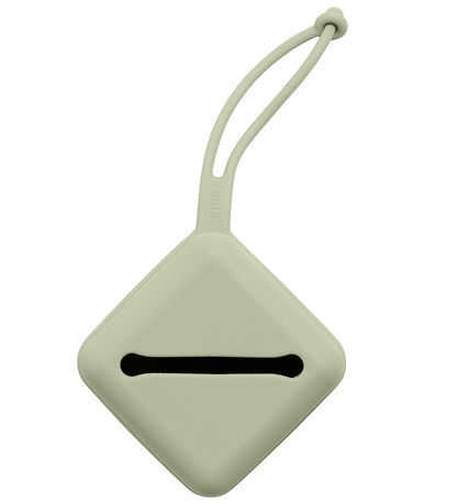 BIBS Pacifier box - Silicone - 7.5x5 cm - Sage