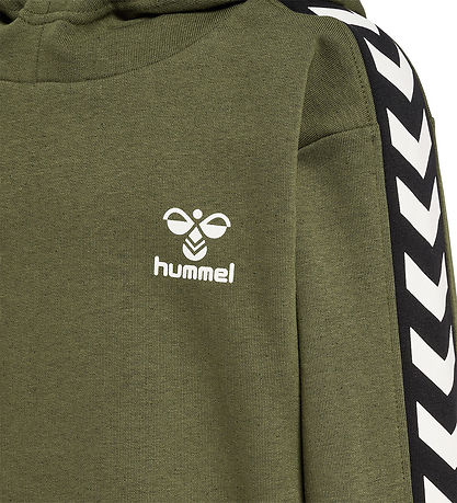 Hummel Hættetrøje - hmlTakao - Olive Night Hummel Hættetrøje - hmlTakao - Olive Night