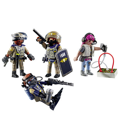 Playmobil City Action - SWAT-Figursæt - 71146 - 37 Dele