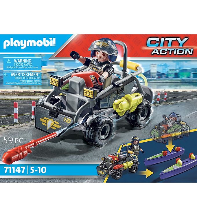 Playmobil City Action - SWAT Multi Terrain... - 71147 - 59 Dele