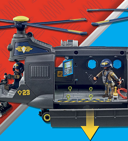 Playmobil City Action - SWAT-Redningsflyver - 71149 - 117 Dele Playmobil City Action - SWAT-Redningsflyver - 71149 - 117 Dele