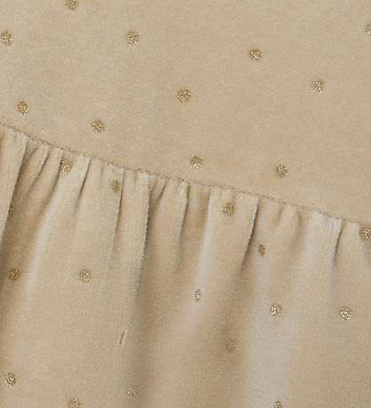 Name It Kjole - NbfNoya - Velour - Oxford Tan Name It Kjole - NbfNoya - Velour - Oxford Tan