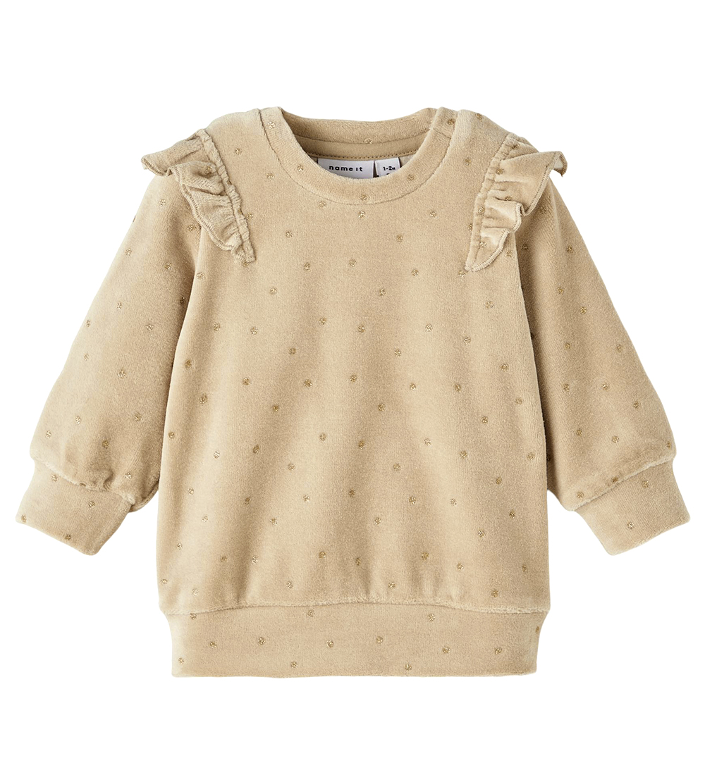 Oxford Tan Noya Velour Genser str. 50