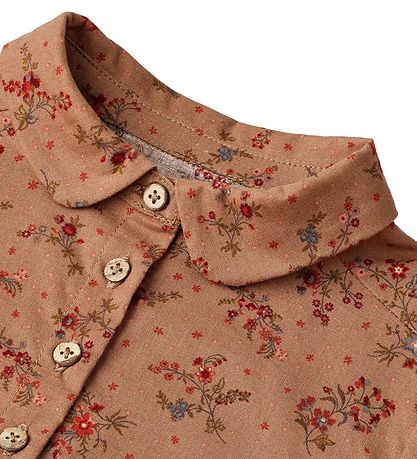 Wheat Kjole - Felucca - Berry Dust Flowers Wheat Kjole - Felucca - Berry Dust Flowers