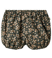 Wheat Bloomers - Pleats - Black Coal Flowers Wheat Bloomers - Pleats - Black Coal Flowers