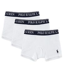 Polo Ralph Lauren Bokserit - 3 kpl - Valkoinen Polo Ralph Lauren Bokserit - 3 kpl - Valkoinen