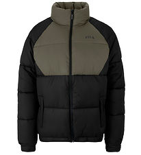 Fila Dynejakke - Tarsus - Black-Olive Night Fila Dynejakke - Tarsus - Black-Olive Night