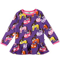 Småfolk Sweatshirt - Purple Heart m. Heste Småfolk Sweatshirt - Purple Heart m. Heste