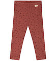 Petit Piao Leggings - Modal - Rib - Berry Dust/Dark Red Petit Piao Leggings - Modal - Rib - Berry Dust/Dark Red