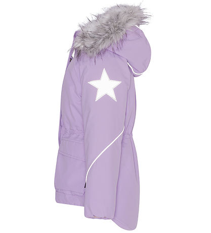 Molo Winterjacke - Cathy Fur - Violet Sky