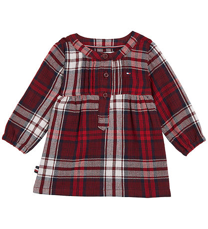 Tommy Hilfiger Kjole - Baby Tommy Tartan - Multi Check Tommy Hilfiger Kjole - Baby Tommy Tartan - Multi Check