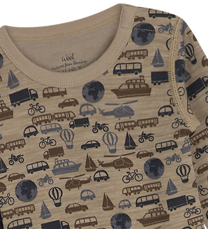 Hust and Claire Body l/æ - Uld/Bambus - Baloo - Biscuit Melange Hust and Claire Body l/æ - Uld/Bambus - Baloo - Biscuit Melange