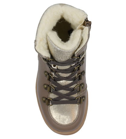 Wheat Vinterstøvler - Toni Tex - Grå m. Glimmer Wheat Vinterstøvler - Toni Tex - Grå m. Glimmer