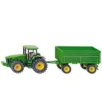 Siku Traktor m. Anhænger - John Deere 8430 - 1:50 - Grøn Siku Traktor m. Anhænger - John Deere 8430 - 1:50 - Grøn