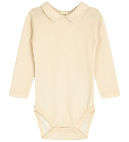 Hust and Claire Body l/æ - Uld/Bambus - Beate - Ecru