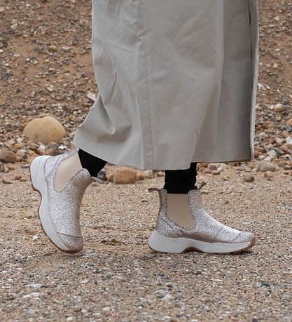 Woden Støvler - Silje - Beige m. Gimmer