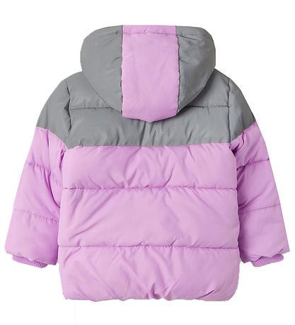 Name It Dynejakke - NmfMaren - Violet Tulle m. Enhjørning