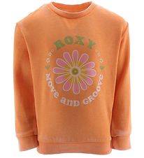 Roxy Sweatshirt - Music and Me - Orange Melange Roxy Sweatshirt - Music and Me - Orange Melange