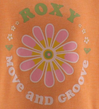 Roxy Sweatshirt - Music and Me - Orange Melange Roxy Sweatshirt - Music and Me - Orange Melange