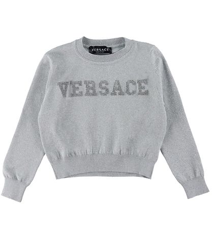 Versace Bluse - Strik - Sølv Versace Bluse - Strik - Sølv