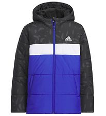 adidas Performance Dynejakke - JB CB PAD JKT - Sort/Hvid/Blå adidas Performance Dynejakke - JB CB PAD JKT - Sort/Hvid/Blå