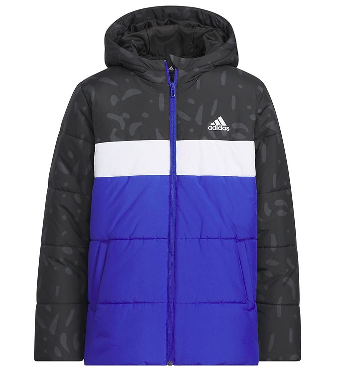 adidas Performance Dynejakke - JB CB PAD JKT - Sort/Hvid/Blå