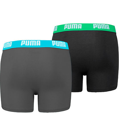 Puma Boxershorts - 2-pak - Blå/Grøn Puma Boxershorts - 2-pak - Blå/Grøn