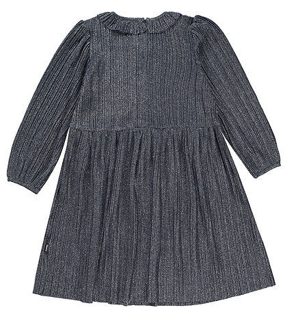 Molo Kjole - Plisseret - Coralia - Navy Sky Molo Kjole - Plisseret - Coralia - Navy Sky