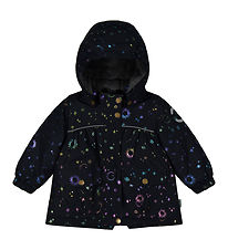Mikk-Line Vinterjakke - Recycled - Dark Navy m. Print Mikk-Line Vinterjakke - Recycled - Dark Navy m. Print