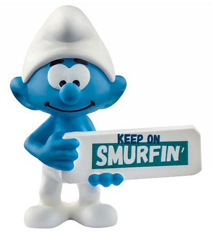 Schleich Smølferne - 5 cm - Smølf m. Skilt 20843 Schleich Smølferne - 5 cm - Smølf m. Skilt 20843