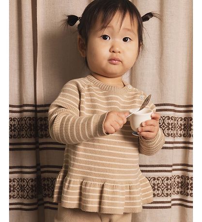Flöss Bluse - Strik - Rib - Flye - Sand Flöss Bluse - Strik - Rib - Flye - Sand