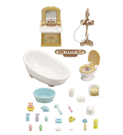 Sylvanian Families - Country Bathroom Set - 5286 Sylvanian Families - Country Bathroom Set - 5286