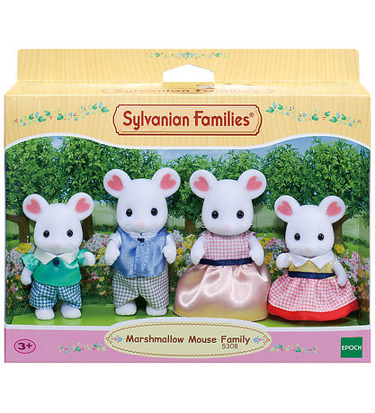 Sylvanian Families - Marshmallow Mouse Family - 5308 Sylvanian Families - Marshmallow Mouse Family - 5308
