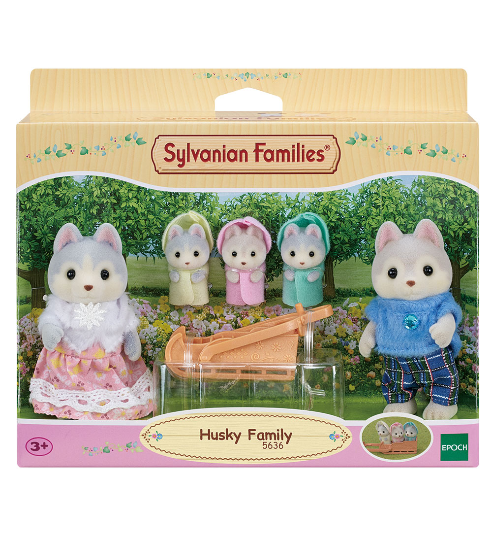 Sylvanian Families - Husky Family - 5636 - Sylvanian Families - One Size - Spielzeugfiguren