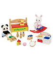 Sylvanian Families - Baby's Toy Box Snow Rabbit & Panda Babies - Sylvanian Families - Baby's Toy Box Snow Rabbit & Panda Babies -