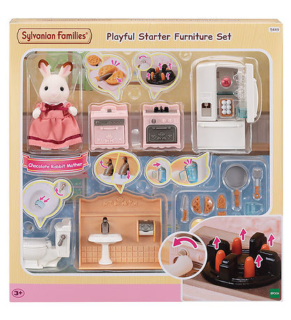 Sylvanian Families - Playful Starter Furniture Set - 5449 Sylvanian Families - Playful Starter Furniture Set - 5449