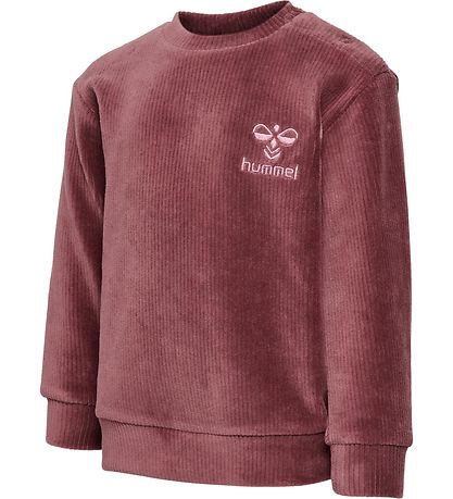 Hummel Sweatshirt - Fløjl - hmlCordy - Rose Brown Hummel Sweatshirt - Fløjl - hmlCordy - Rose Brown