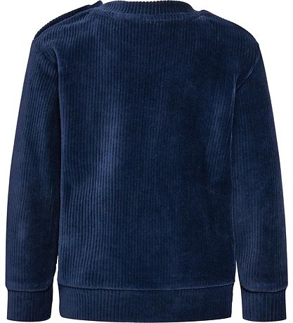 Hummel sweatshirt - Fløjl - hmlCordy - Black Iris Hummel sweatshirt - Fløjl - hmlCordy - Black Iris