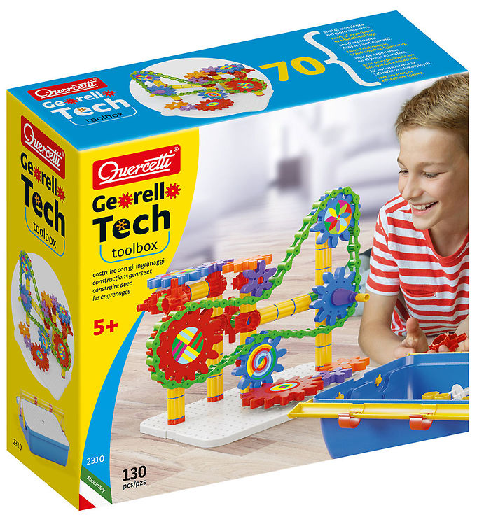 Quercetti Byggesæt - Georello Tech - 130 Dele - 2310