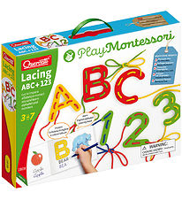 Quercetti Læringssæt - Lacing ABC+123 - Play Montessori - 2802 Quercetti Læringssæt - Lacing ABC+123 - Play Montessori - 2802