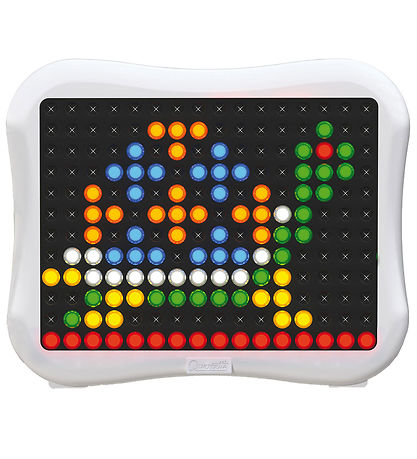 Quercetti Stiftmosaik m. LED-lys - Peg Brite - 122 Dele - 1805