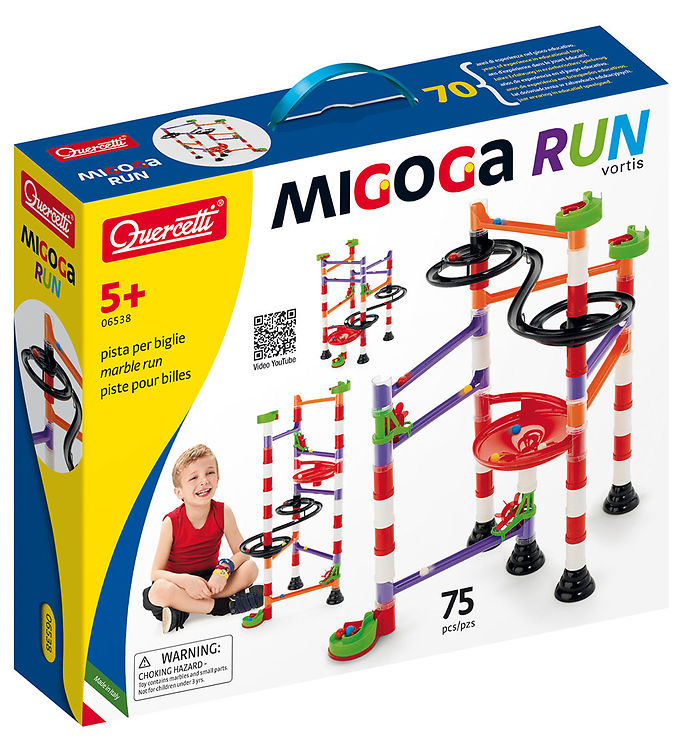 Quercetti - Kuglebane - Migoga Marble Run Vortis - 75 Dele