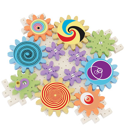 Quercetti Byggesæt - Kaleido Gears - PlayEco+ - 38 Dele - 82341 Quercetti Byggesæt - Kaleido Gears - PlayEco+ - 38 Dele - 82341